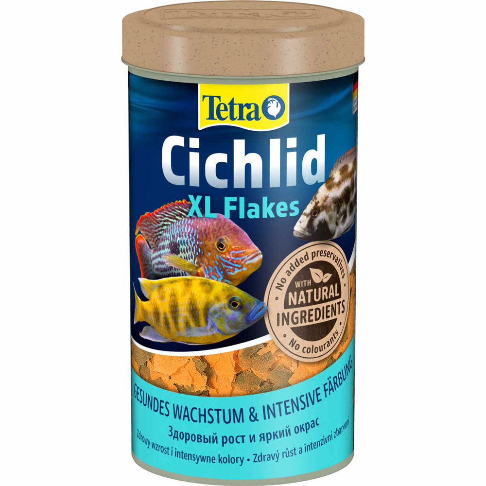 Корм Для Рыб Tetra (Тетра) Cichlid XL Flakes Хлопья Для Цихлид 500мл 139985