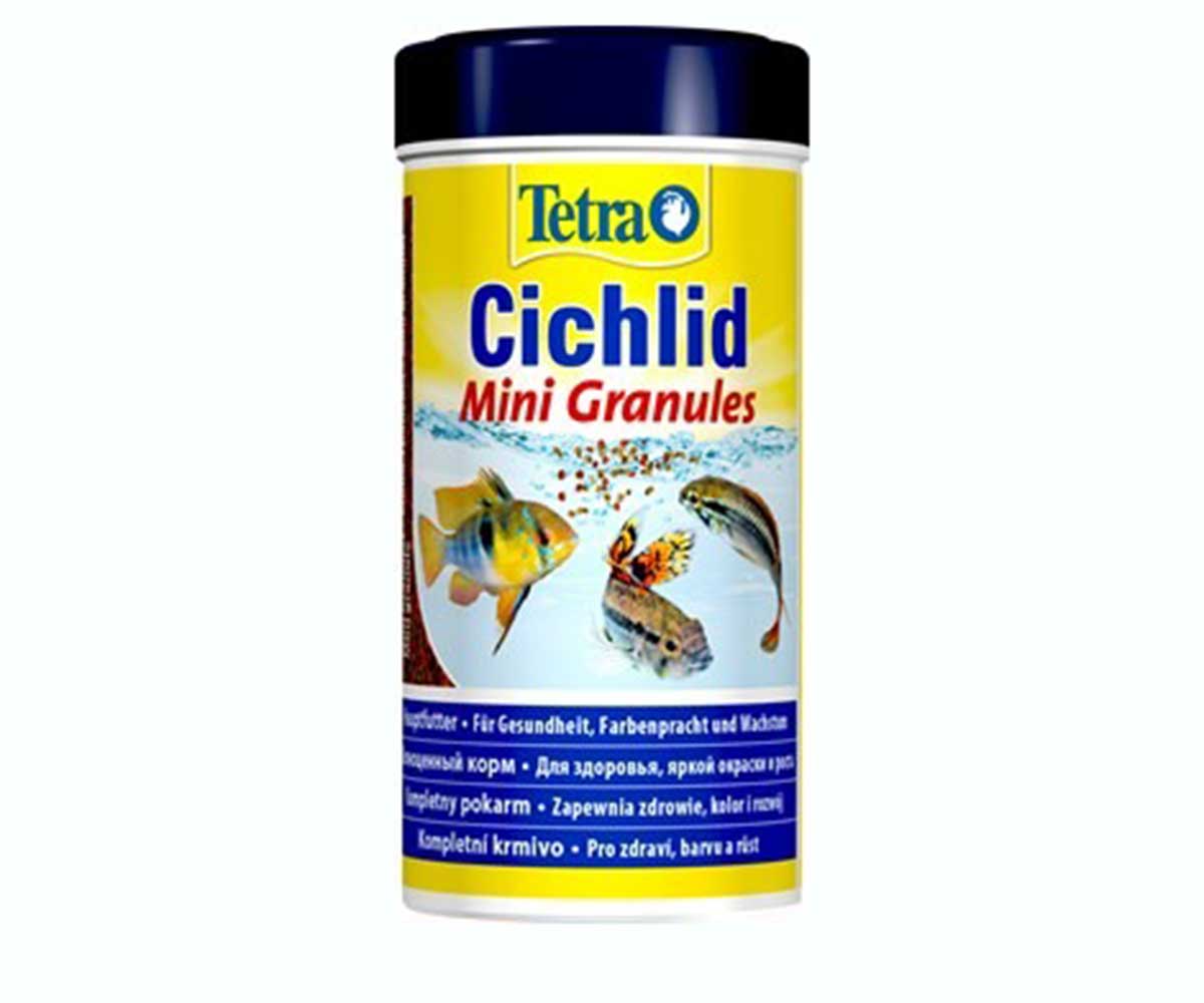 Корм Для Рыб Tetra (Тетра) Cichlid Mini Granules Гранулы Для Цихлид 250мл 146549