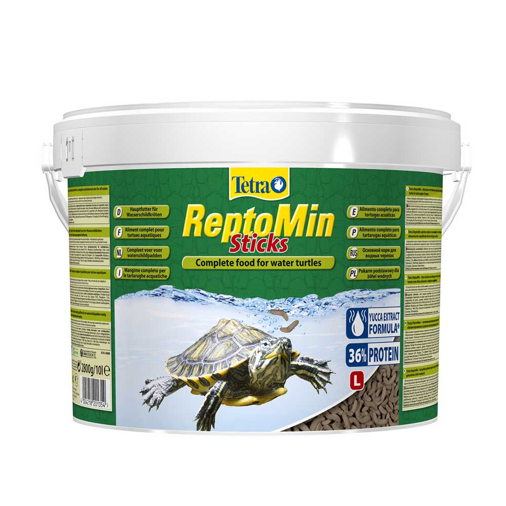 Корм Для Водных Черепах Tetra (Тетра) ReptoMin Sticks Палочки Универсальный 10л 201354