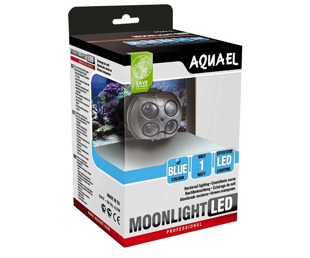 Лампа Для Аквариума Aquael (Акваэль) Moonlight Led 1Вт Светильник Для Ночного Освещения Погружной 109561