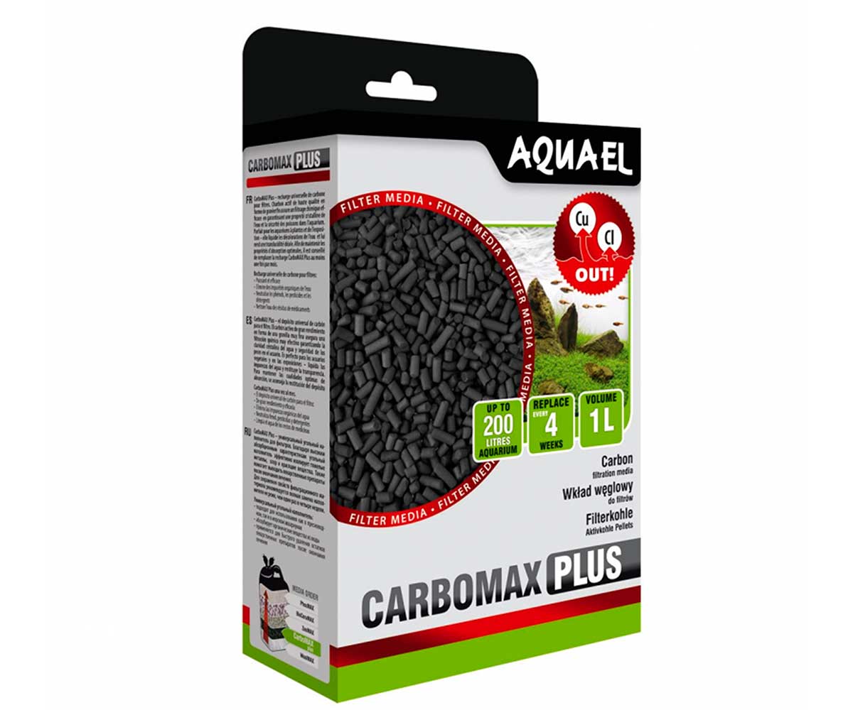 Наполнитель Для Фильтра Aquael (Акваэль) Carbomax Plus Уголь Активированный 1000мл