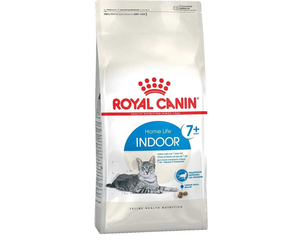 Сухой Корм Royal Canin (Роял Канин) Для Пожилых Домашних Кошек Старше 7 Лет Feline Health Nutrition Indoor +7 400г