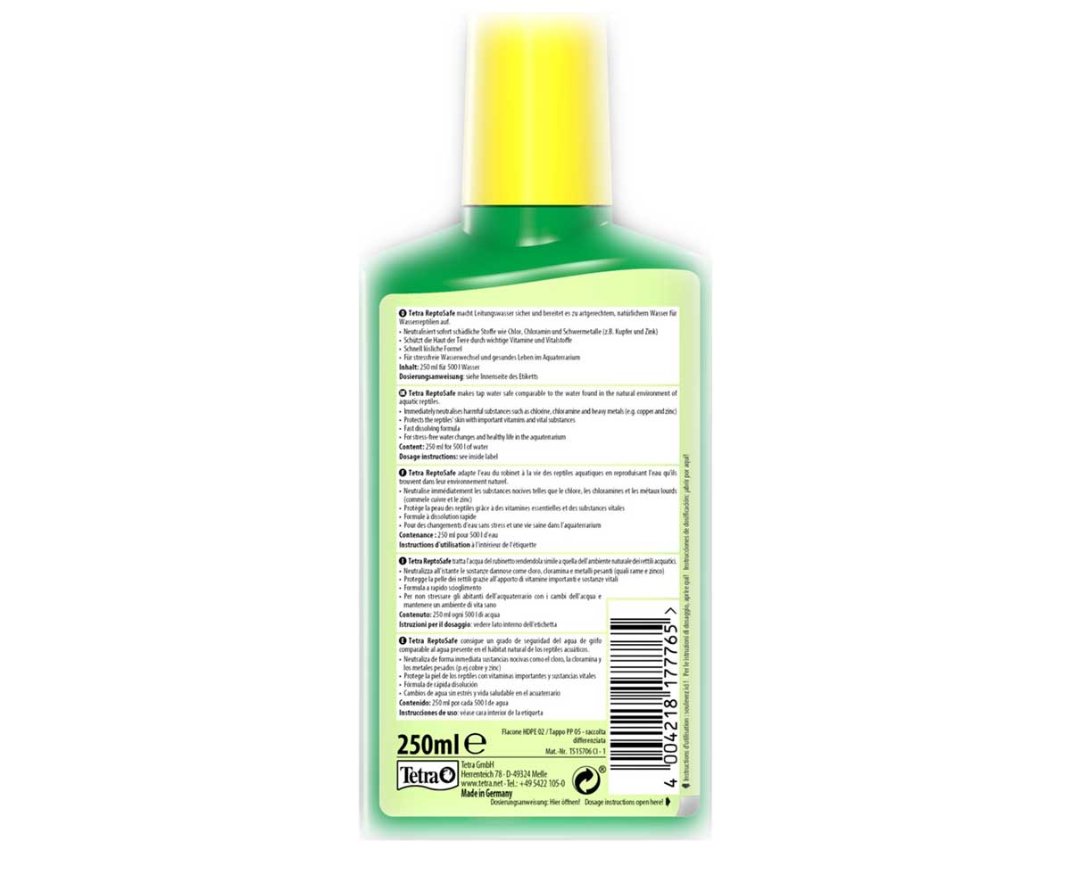 Кондиционер Для Террариума Tetra (Тетра) ReptoSafe Для Воды 250мл 177765