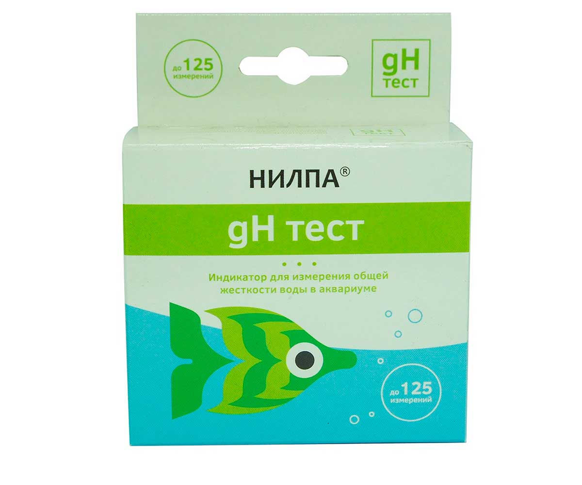 Тест Для Измерения Общей Жесткости Воды Нилпа gH Тест Для Аквариума НеавТропик 125шт
