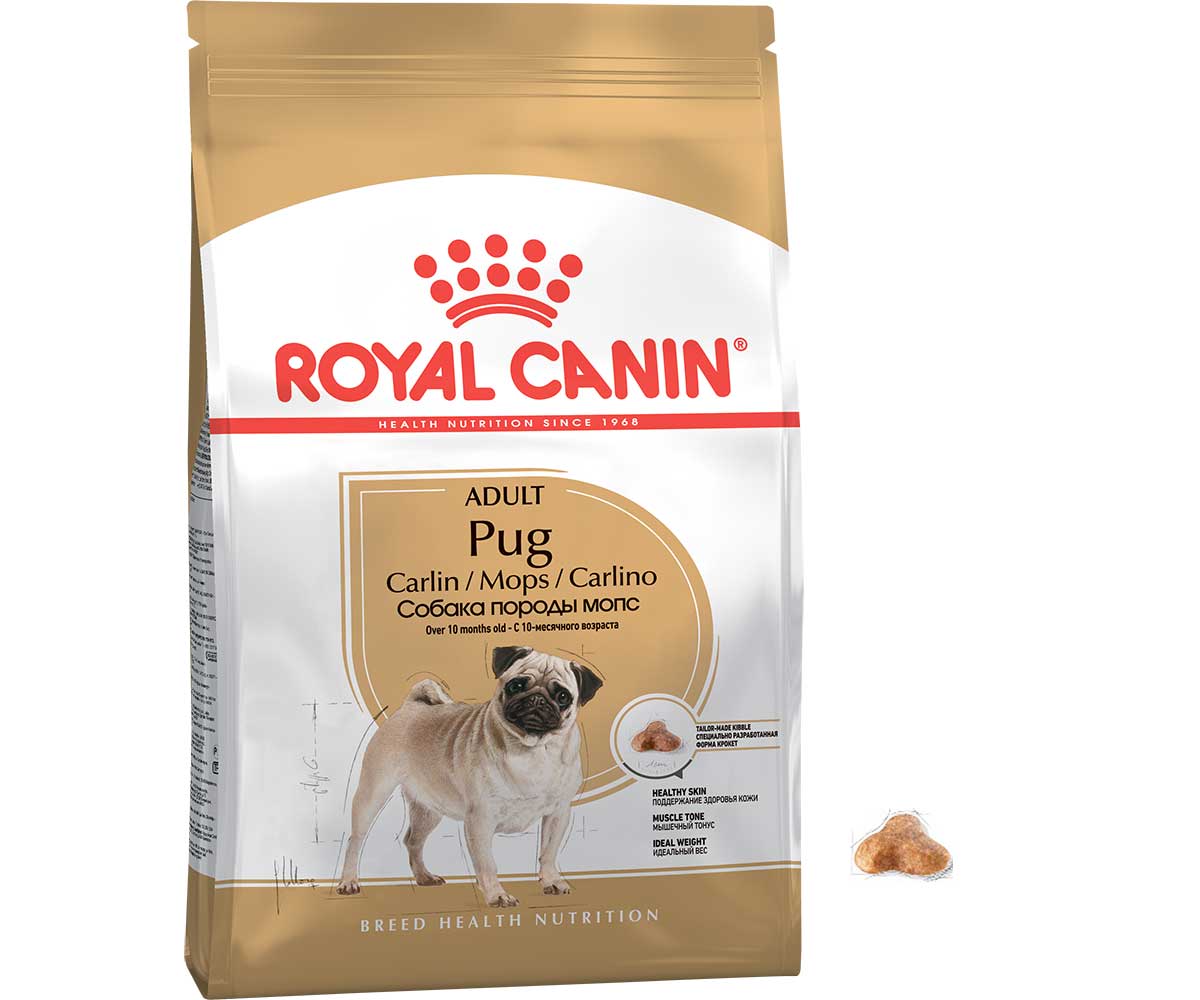 Сухой Корм Royal Canin (Роял Канин) Для Собак Породы Мопс Breed Health Nutrition Pug Adult 1,5кг