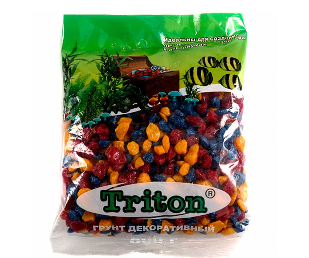 Грунт Для Аквариума Triton (Тритон) Блестящий Смесь №2 5кг