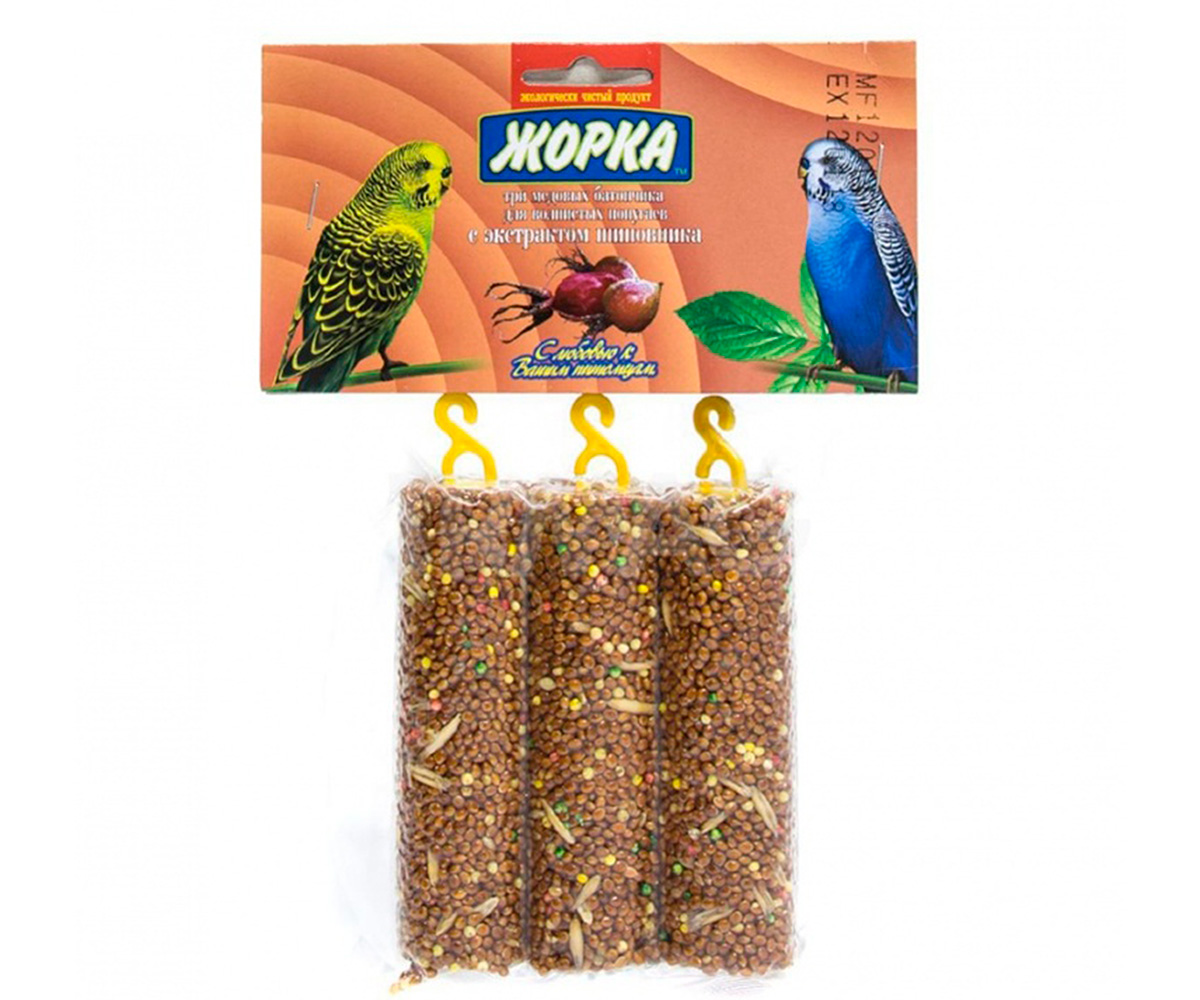 Батончики Для Попугаев Жорка Шиповник 3шт