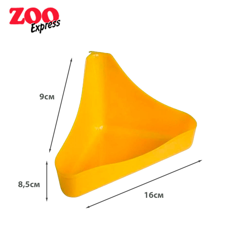 Туалет Для Грызунов Угловой 16*9*8,5см Zooexpress