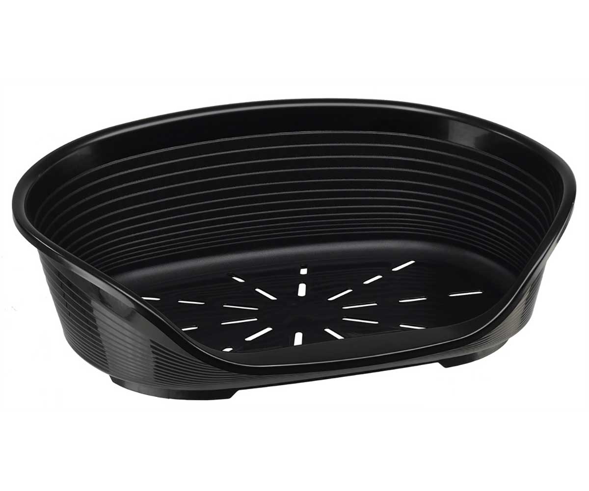 Лежак Для Собак Мелких Пород и Кошек Ferplast (Ферпласт) 82*59,5*25см Siesta Deluxe 8 Черный 70208917