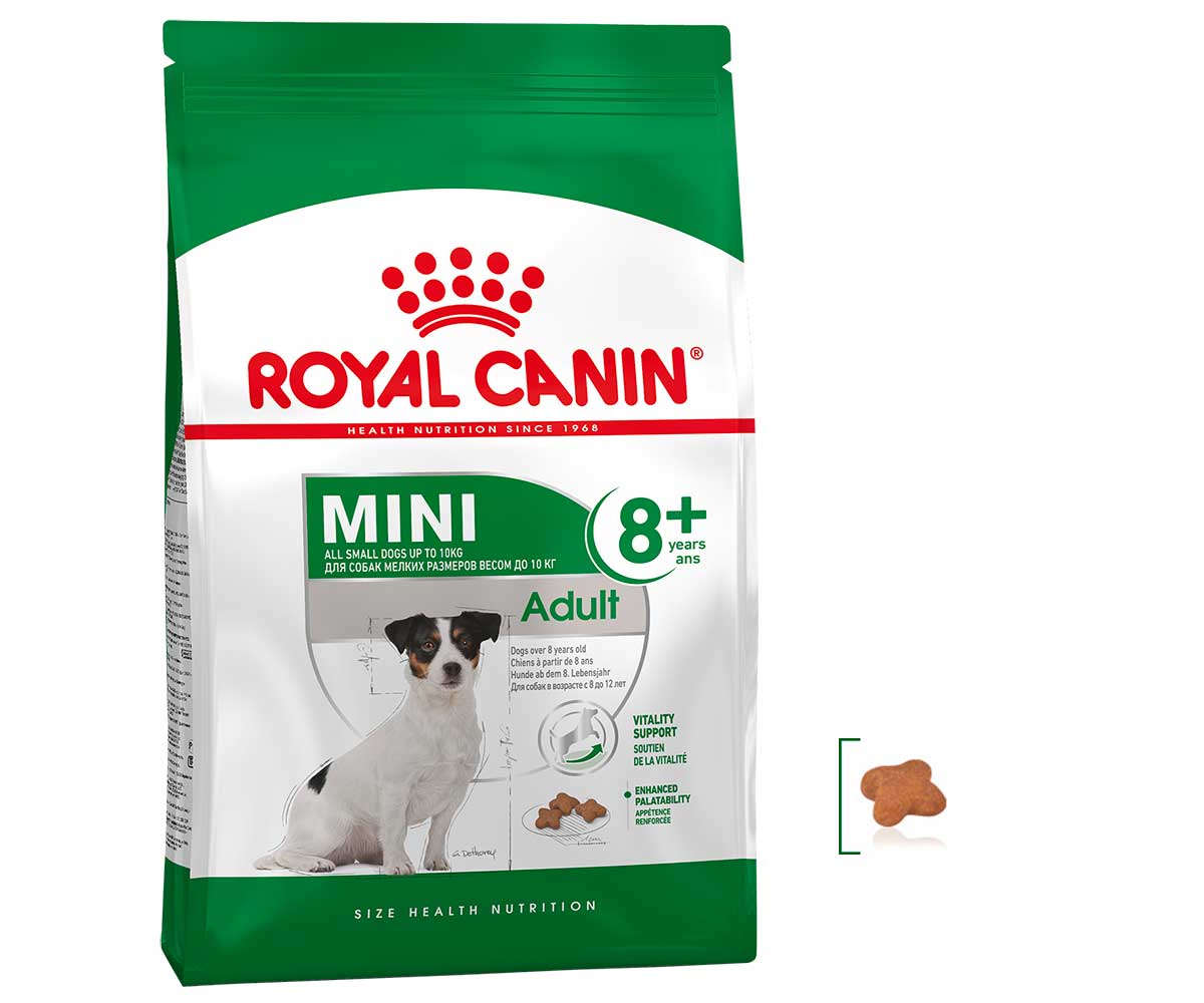 Сухой Корм Royal Canin (Роял Канин) Для Пожилых Собак Мелких Пород Старше 8 Лет MINI Adult 8+ 4кг