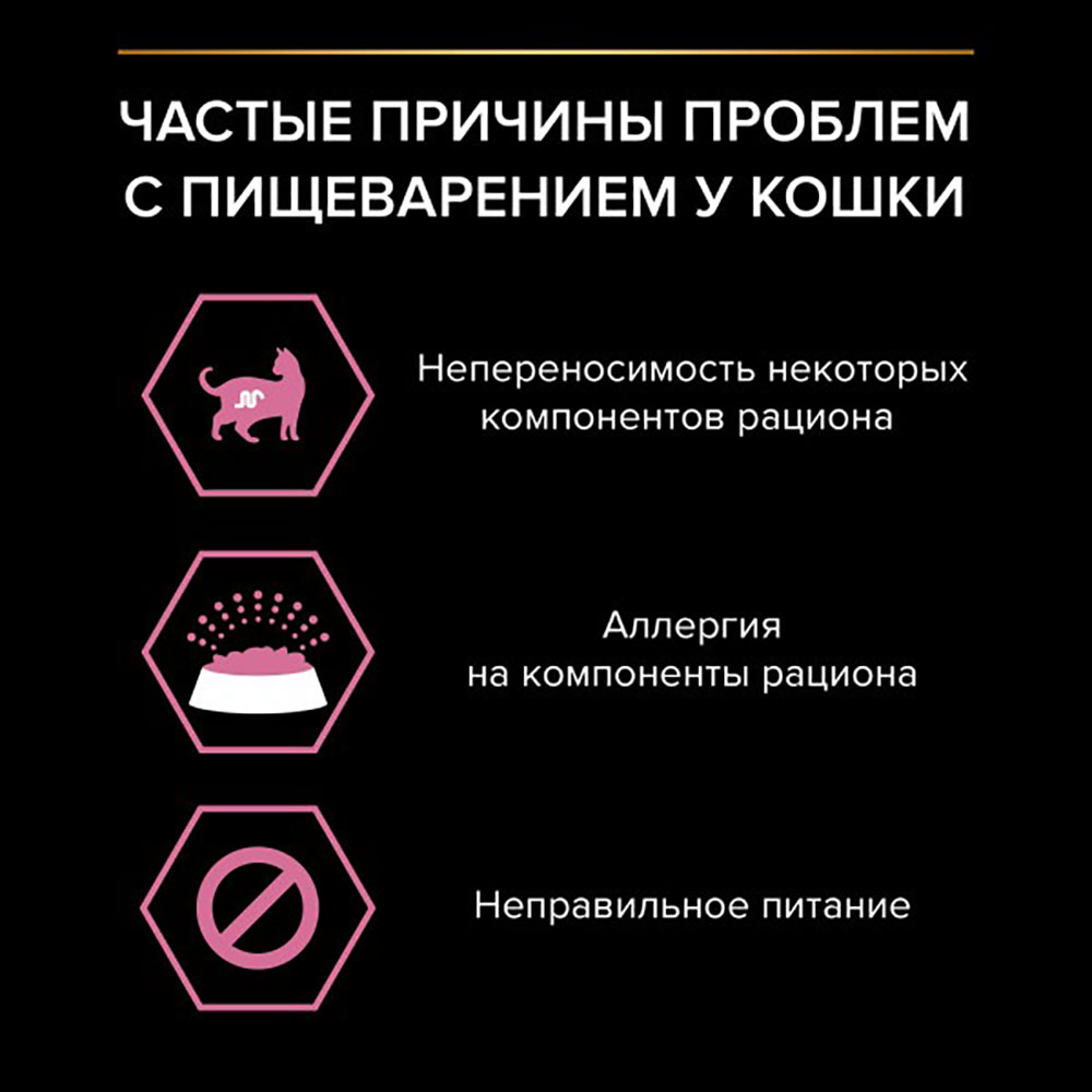 Сухой Корм Pro Plan (ПроПлан) Для Кошек с Чувствительным Пищеварением Индейка Optidigest Delicate Turkey 10кг