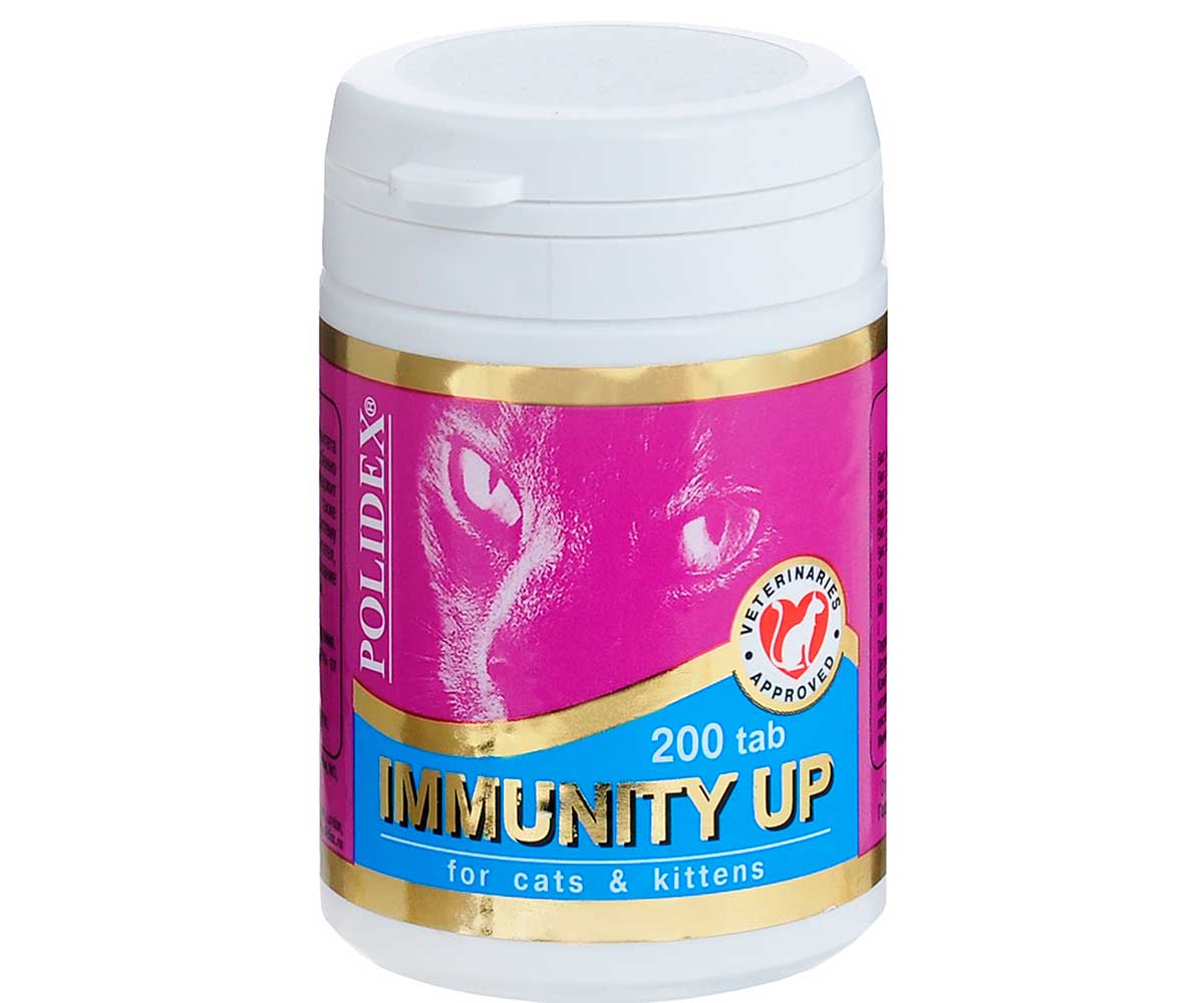 Polidex (Полидэкс) Иммунити Ап Immunity Up Витаминный Комплекс Для Кошек Для Укрепления Иммунитета 200шт (1т-1кг)
