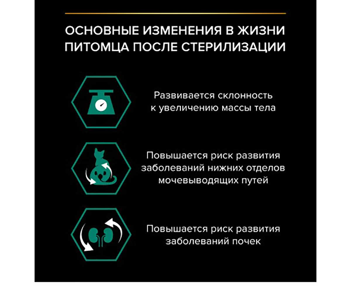 Влажный Корм Pro Plan (Проплан) Для Стерилизованных Кошек и Кастрированных Котов Курица в Соусе Sterilised Chicken in Gravy 85г (1*24)
