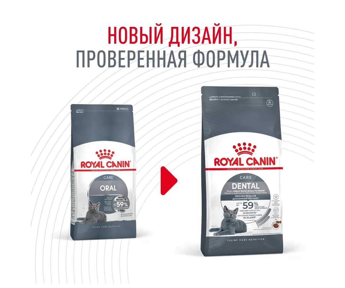 Сухой Корм Royal Canin (Роял Канин) Для Кошек с Проблемами Полости Рта (Диетический) Feline Care Nutrition Oral Sensitive 30 1,5кг
