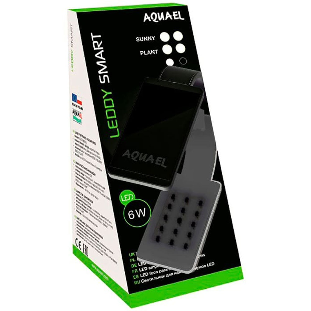 Светильник Для Аквариума Aquael (Акваэль) Leddy Smart Black Plant Светодиодный Для Растительного Нано Аквариума 6 Вт 114908