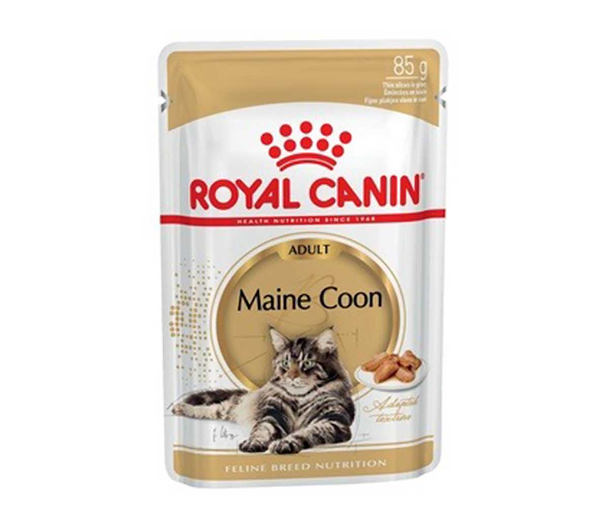 Влажный Корм Royal Canin (Роял Канин) Для Крупных Кошек Породы Мейн-Кун Feline Breed Nutrition Maine Coon Wet 85г