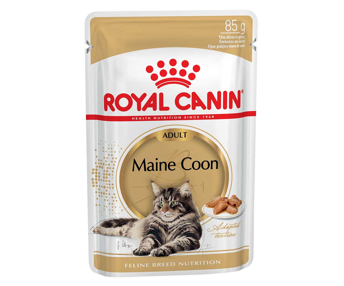 Влажный Корм Royal Canin (Роял Канин) Для Крупных Кошек Породы Мейн-Кун Feline Breed Nutrition Maine Coon Wet 85г