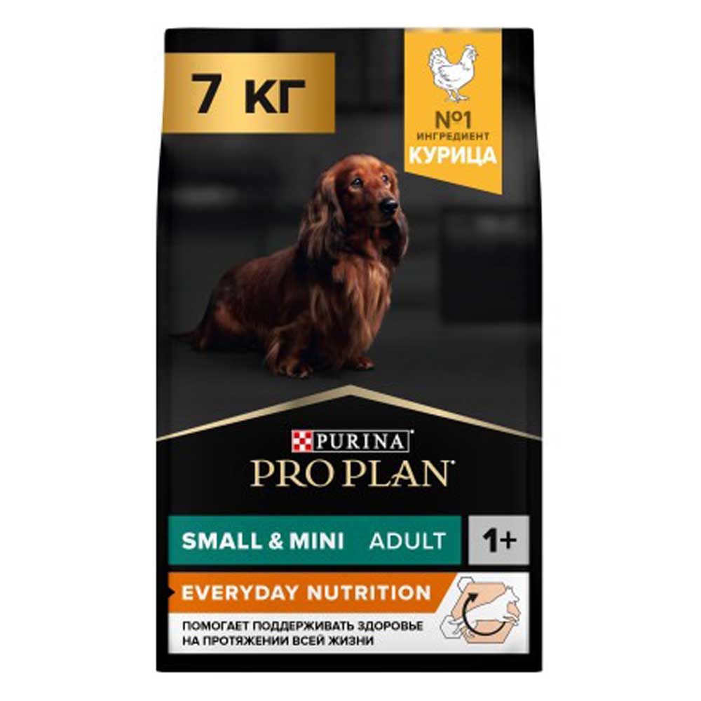 Сухой Корм Pro Plan (Проплан) Для Собак Карликовых и Мелких Пород Курица и Рис Small & Mini Adult 7кг (1*1)