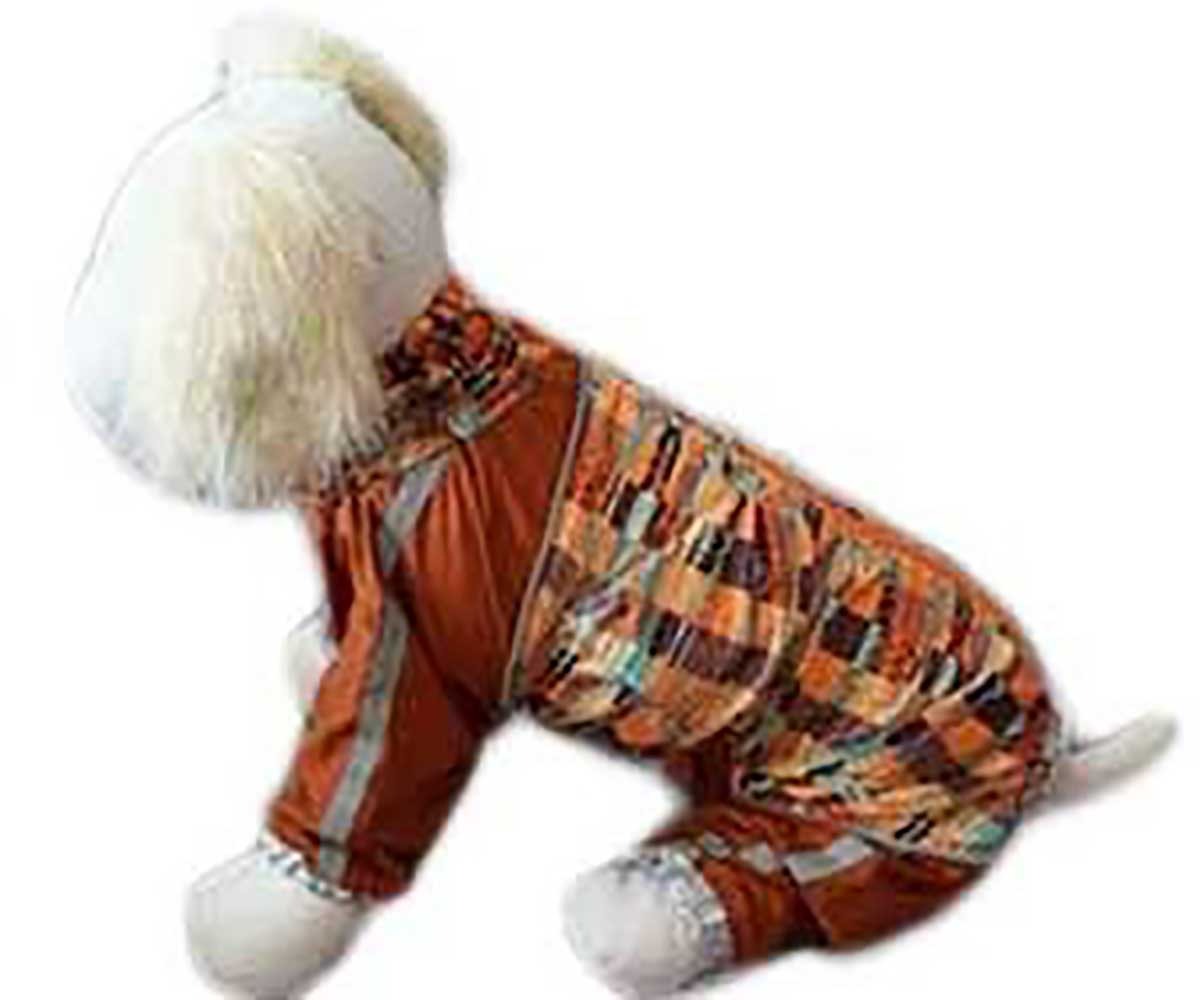 Дождевик Для Собак Миниатюрных и Мелких Пород Mango Охра 10 Pet Fashion (Пет Фешн) Мальчик