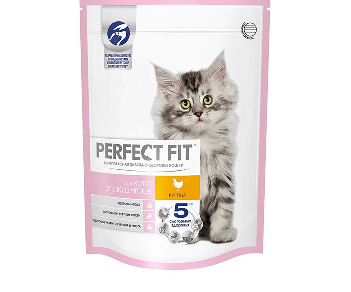 Сухой Корм Perfect Fit (Перфект Фит) Для Котят Курица Junior 650г (1*10)