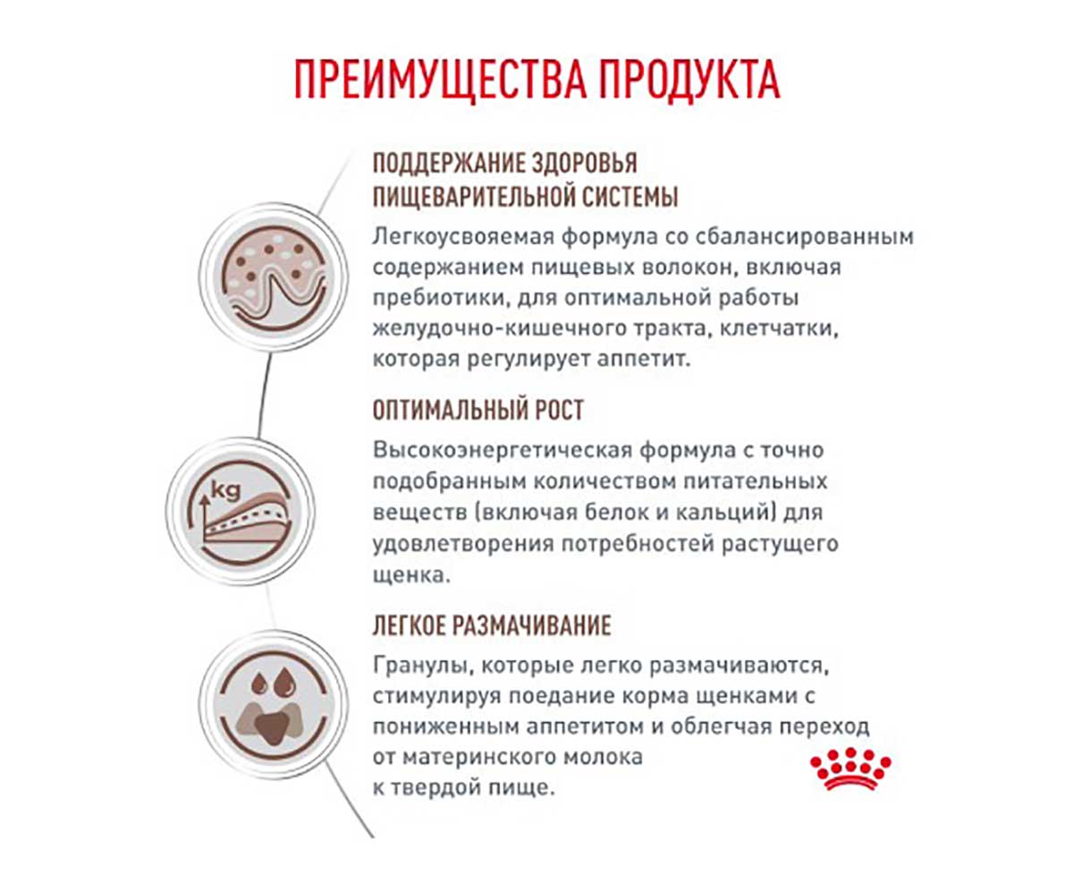 Лечебный Сухой Корм Royal Canin (Роял Канин) Для Щенков При Нарушениях Пищеварения Veterinary Diet Canine Gastro Intestinal Junior GIJ29 1кг