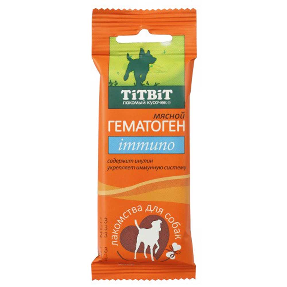 Лакомство Для Собак TiTBiT (Титбит) Гематоген Мясной Immuno 35г