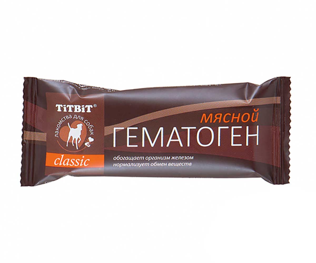 Лакомство Для Собак TiTBiT (Титбит) Гематоген Мясной Classic 35г