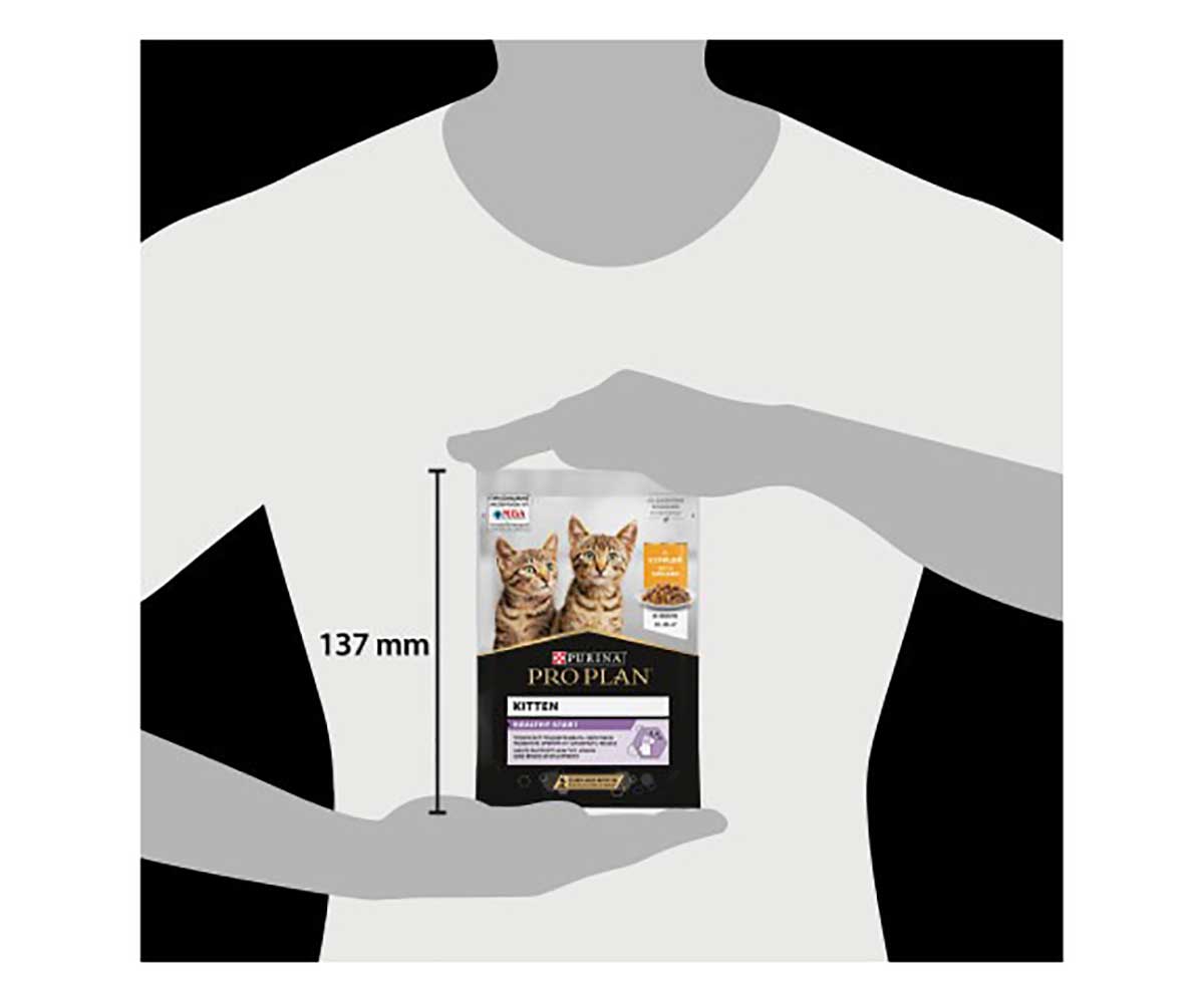 Влажный Корм Pro Plan (ПроПлан) Для Котят Курица в Желе Kitten Chicken Chunks in Jelly  85г (1*24)