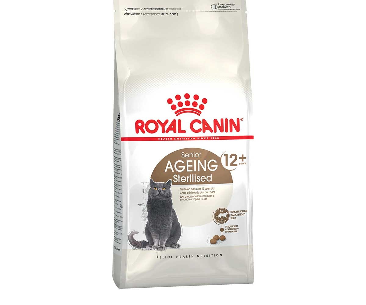 Сухой Корм Royal Canin (Роял Канин) Для Пожилых Стерилизованных Кошек Ageing Sterilised 12+ 2кг