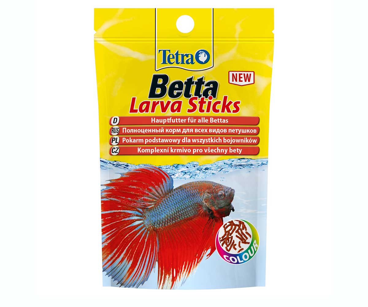 Корм Для Рыб Tetra (Тетра) Betta Larva Sticks Палочки Для Петушков и Лабиринтовых Рыб 5г 259317