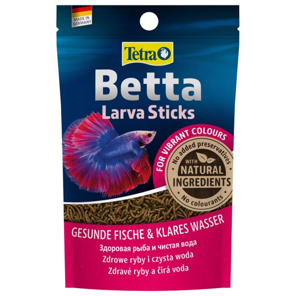 Корм Для Рыб Tetra (Тетра) Betta Larva Sticks Палочки Для Петушков и Лабиринтовых Рыб 5г 259317