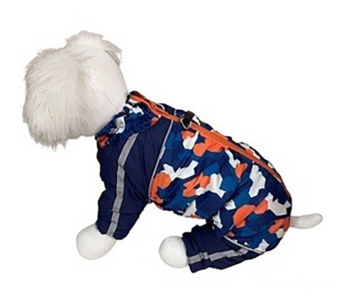 Комбинезон Для Собак Миниатюрных Пород Pet Fashion (Пет Фешн) Такса Графити M Мальчик Мех Синий