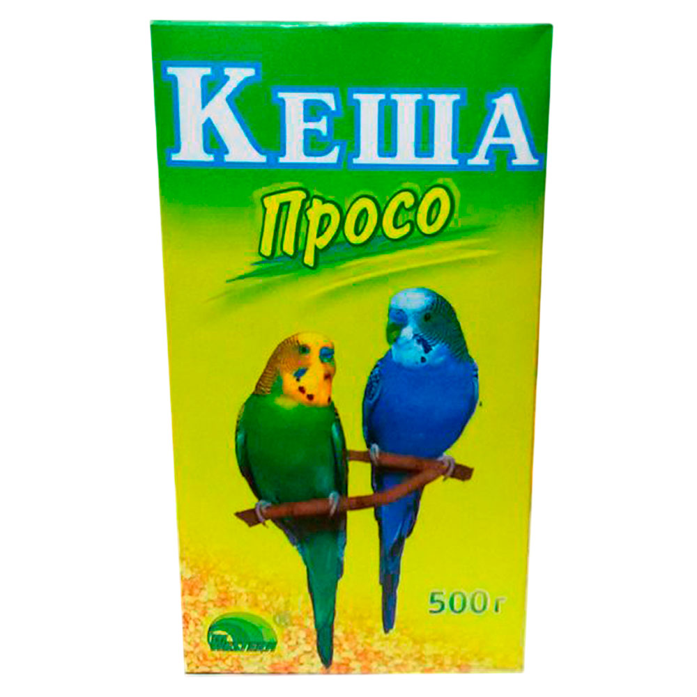Корм Для Волнистых Попугаев Кеша Просо Зерновая Смесь 500г (1*28)