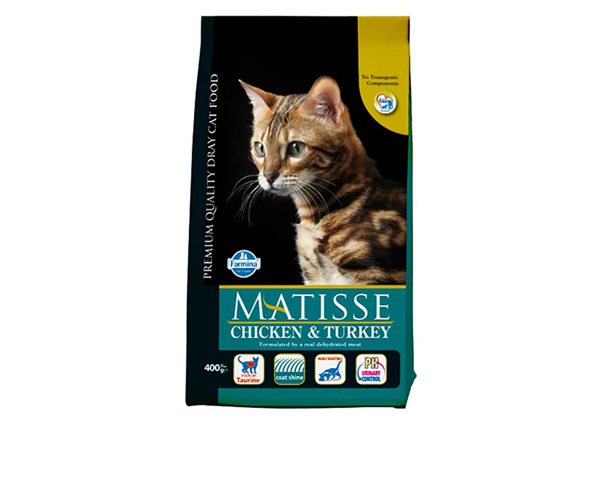 Сухой Корм Matisse (Матисс) Для Кошек Курица и Индейка Chicken & Turkey 400г
