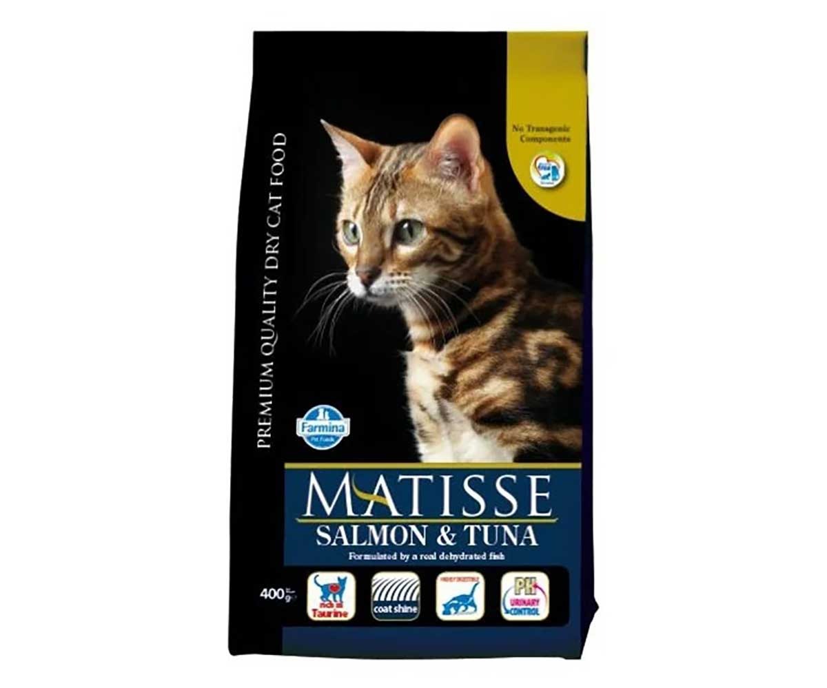 Сухой Корм Matisse (Матисс) Для Кошек Лосось и Тунец Salmon & Tuna Farmina 400г
