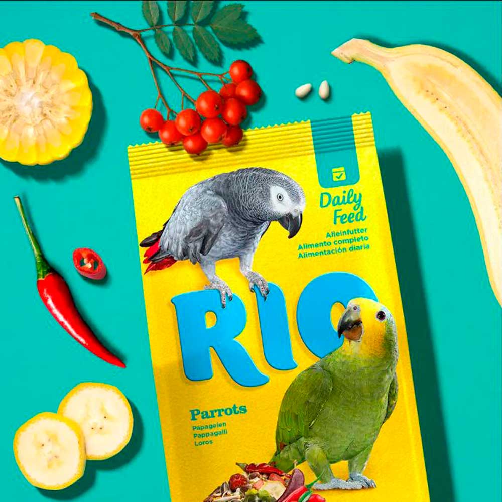 Сухой Корм Rio (Рио) Parrots Daily Ration Для Крупных Попугаев 500г