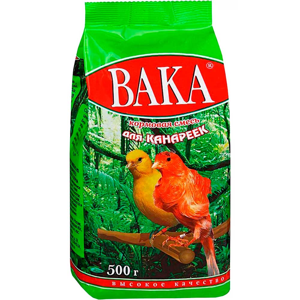Корм Вака Высокое Качество Для Канареек 500г (1*14)