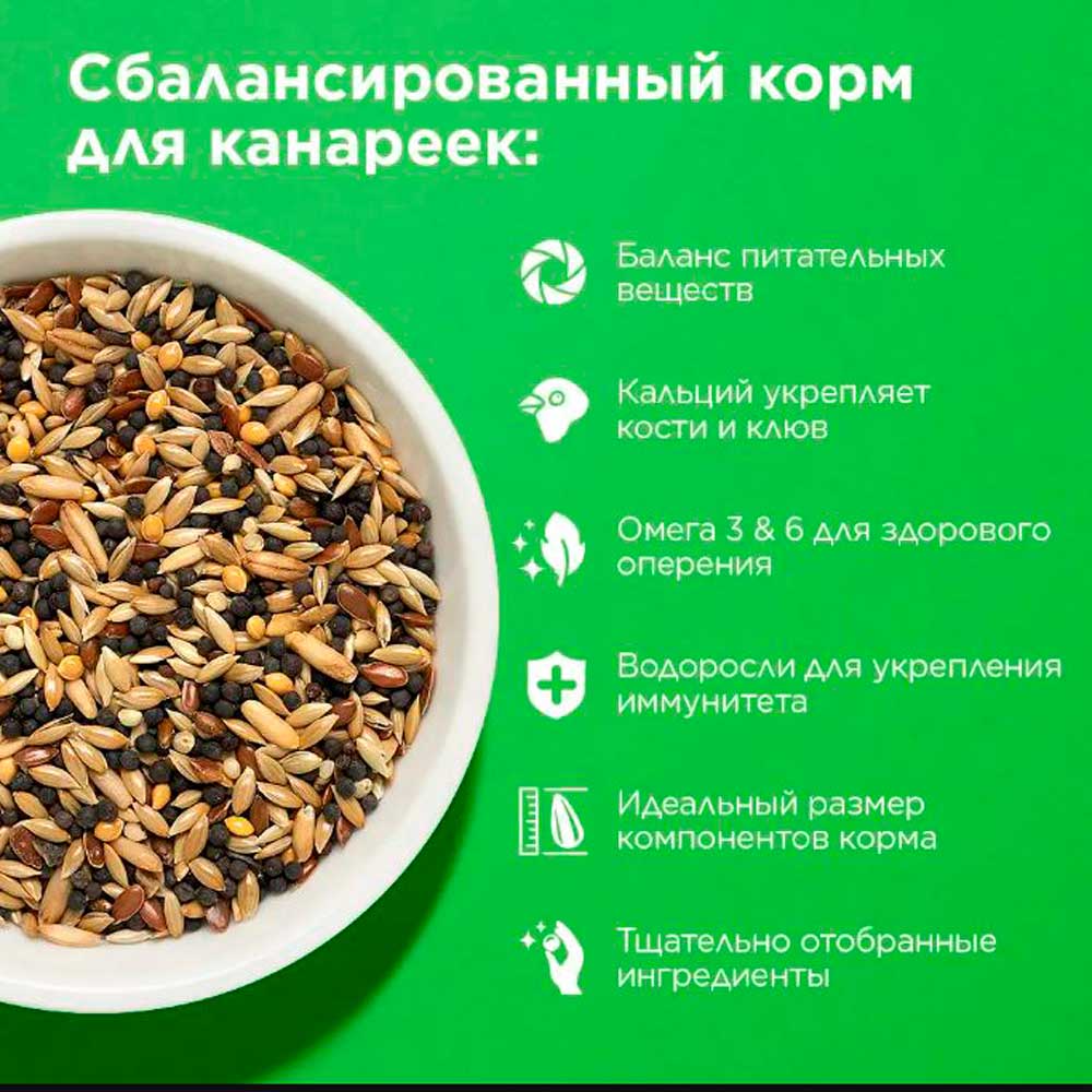 Сухой Корм Rio (Рио) Canaries Daily Ration Для Канареек 1кг