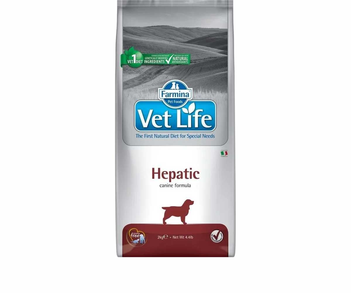 Лечебный Сухой Корм Farmina (Фармина) Для Собак При Заболевании Печени Vet Life Hepatic 2кг