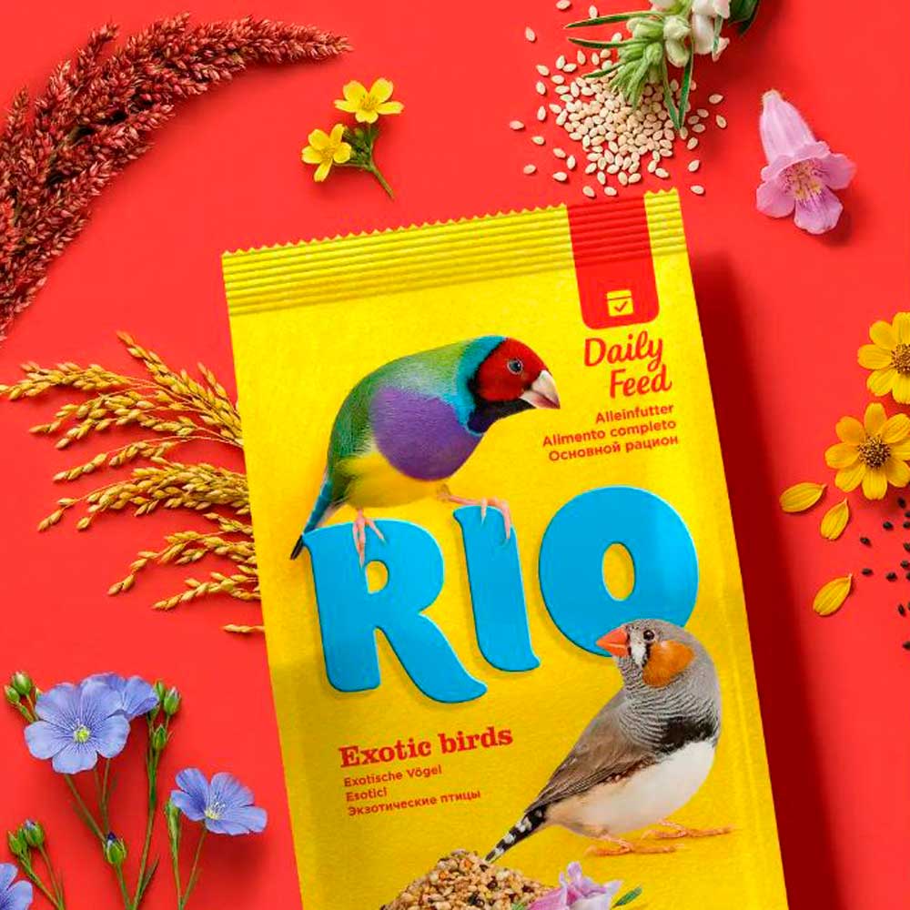 Сухой Корм Rio (Рио) Exotic Birds Daily Ration Для Экзотических Птиц 500г