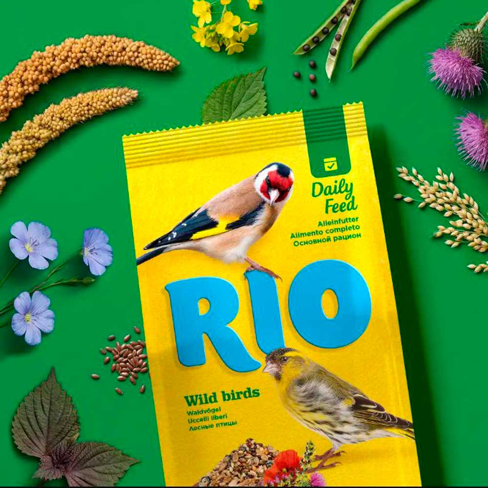Сухой Корм Rio (Рио) Wild Birds Для Лесных Певчих Птиц 500г