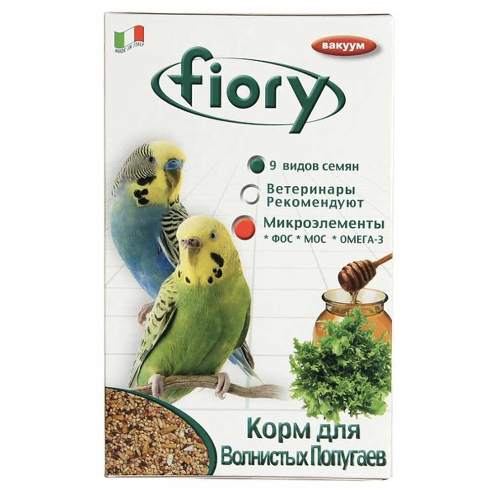 Корм Fiory (Фиори) Pappagallini Для Волнистых Попугаев 400г