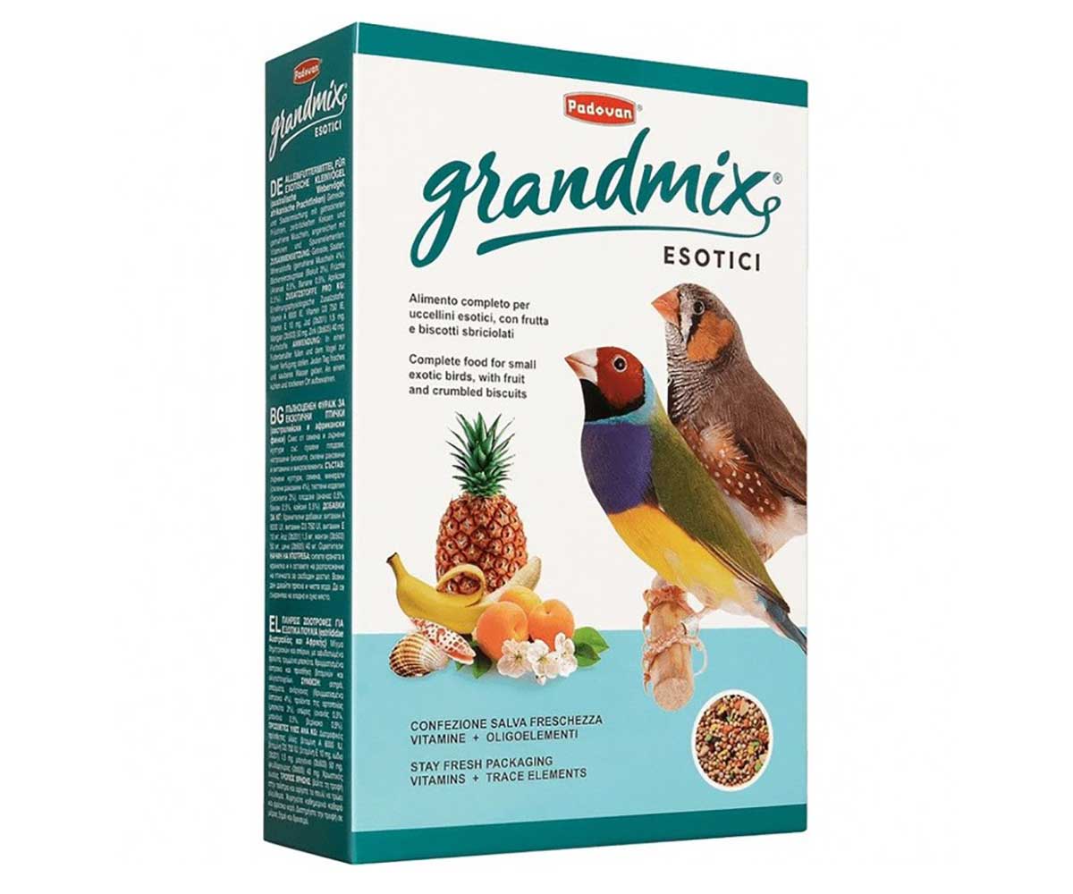Корм Padovan (Падован) GrandMix Esotici Для Экзотических Птиц 400г