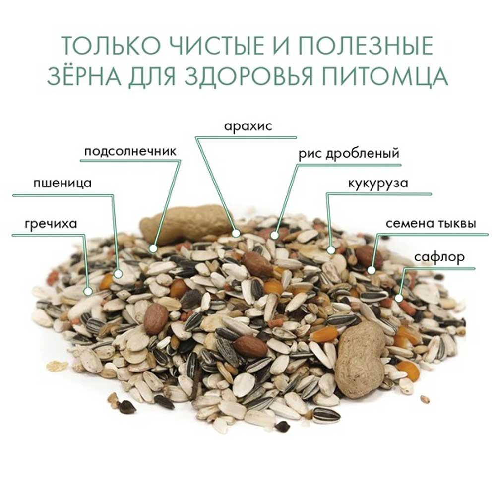 Корм Fiory (Фиори) Pappaqalli Для Крупных Попугаев 700г