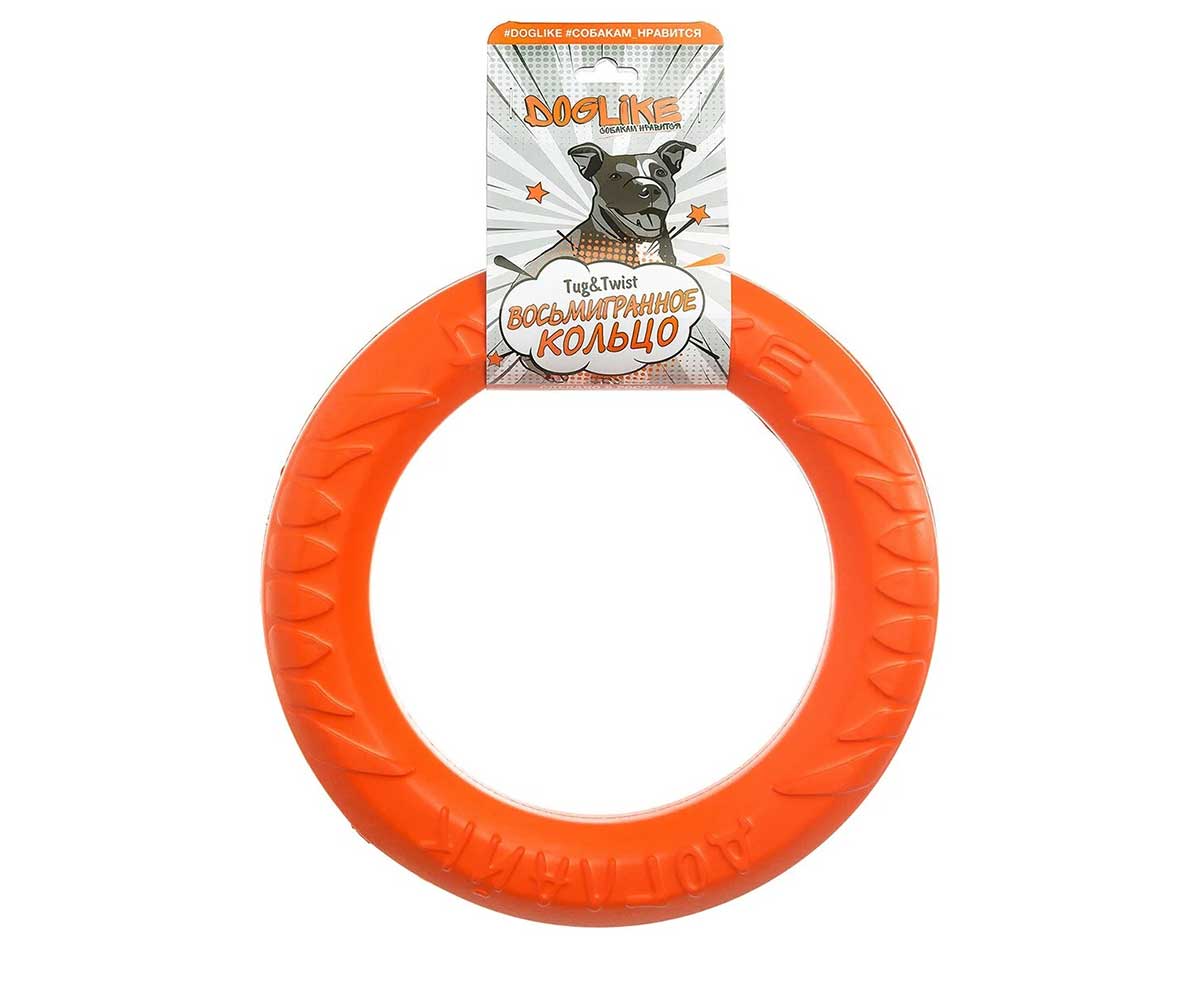 Игрушка Для Собак Doglike (Доглайк) Кольцо 8-Гранное Среднее 27см*17,5см*4,3см