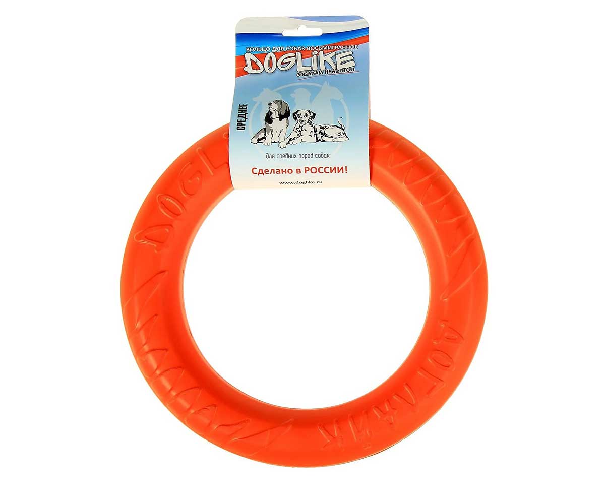 Игрушка Для Собак Doglike (Доглайк) Кольцо 8-Гранное Среднее 27см*17,5см*4,3см