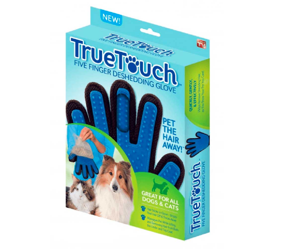 Пуходерка Для Собак и Кошек Pet Fashion (Пет Фешн) Перчатка True Touch 22*16*1см