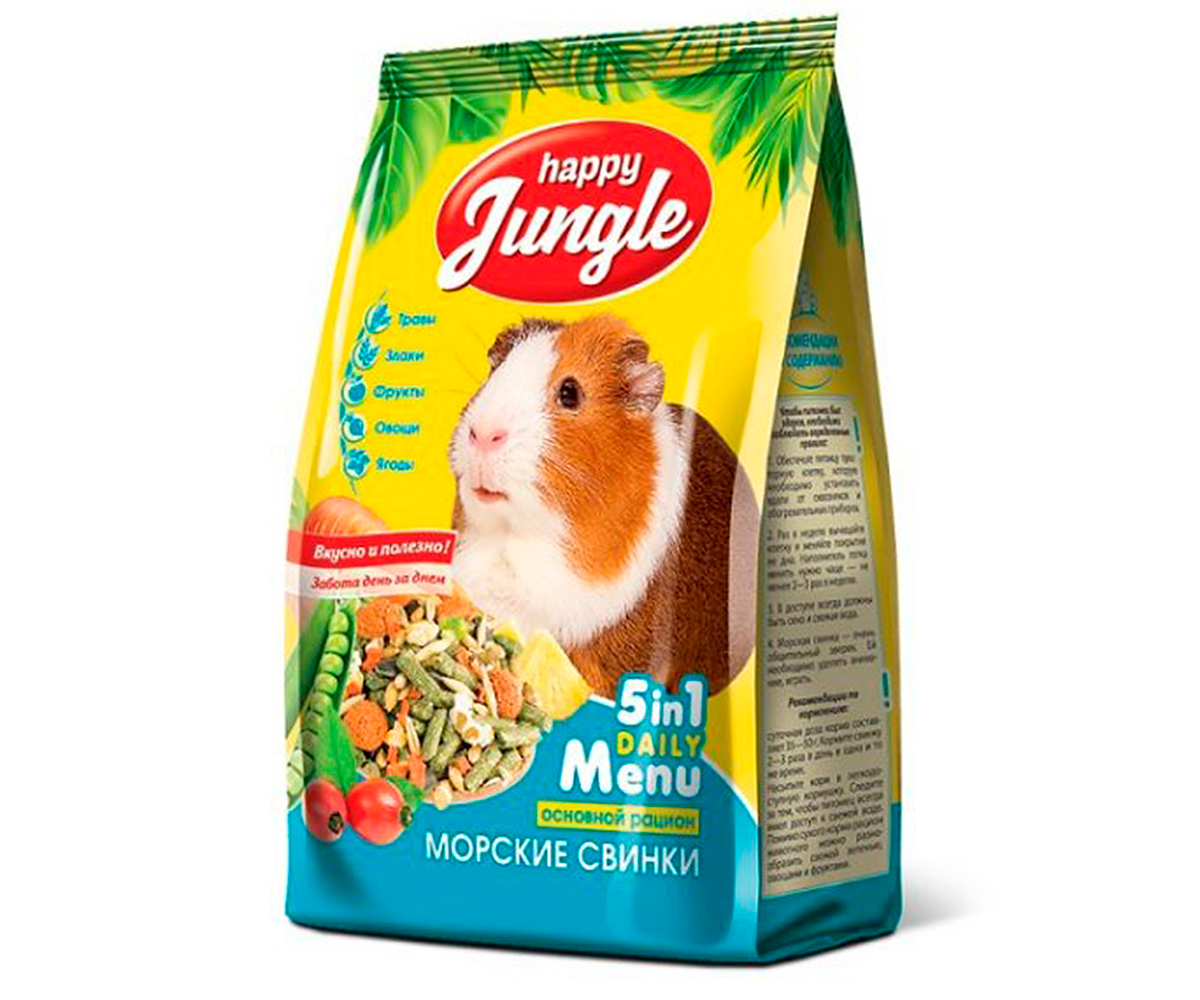 Корм Для Морских Свинок Happy Jungle 400г J113