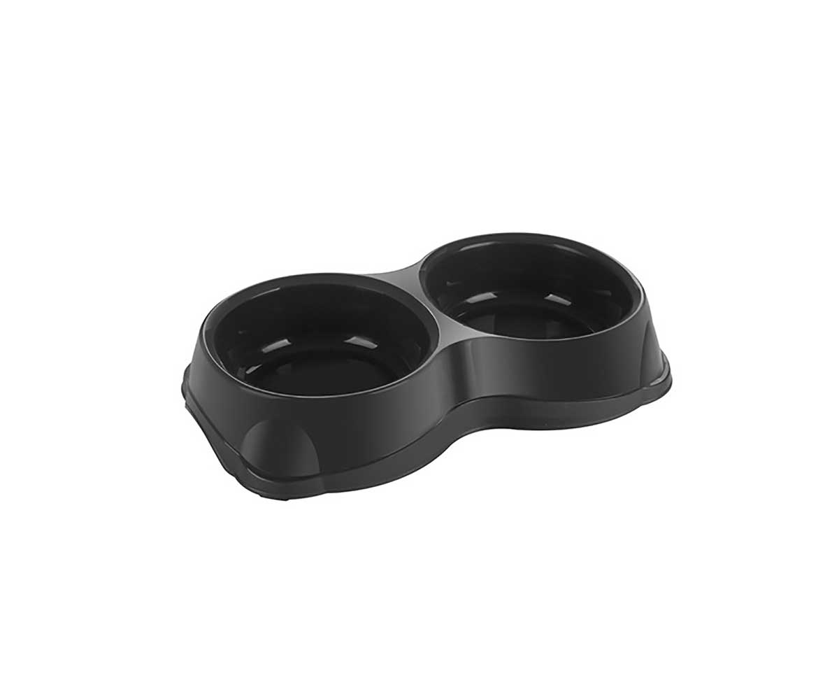 Миска Для Кошек и Собак 25,6*15,9*4,7см Двойная Дуня Догуш 2*350мл 249