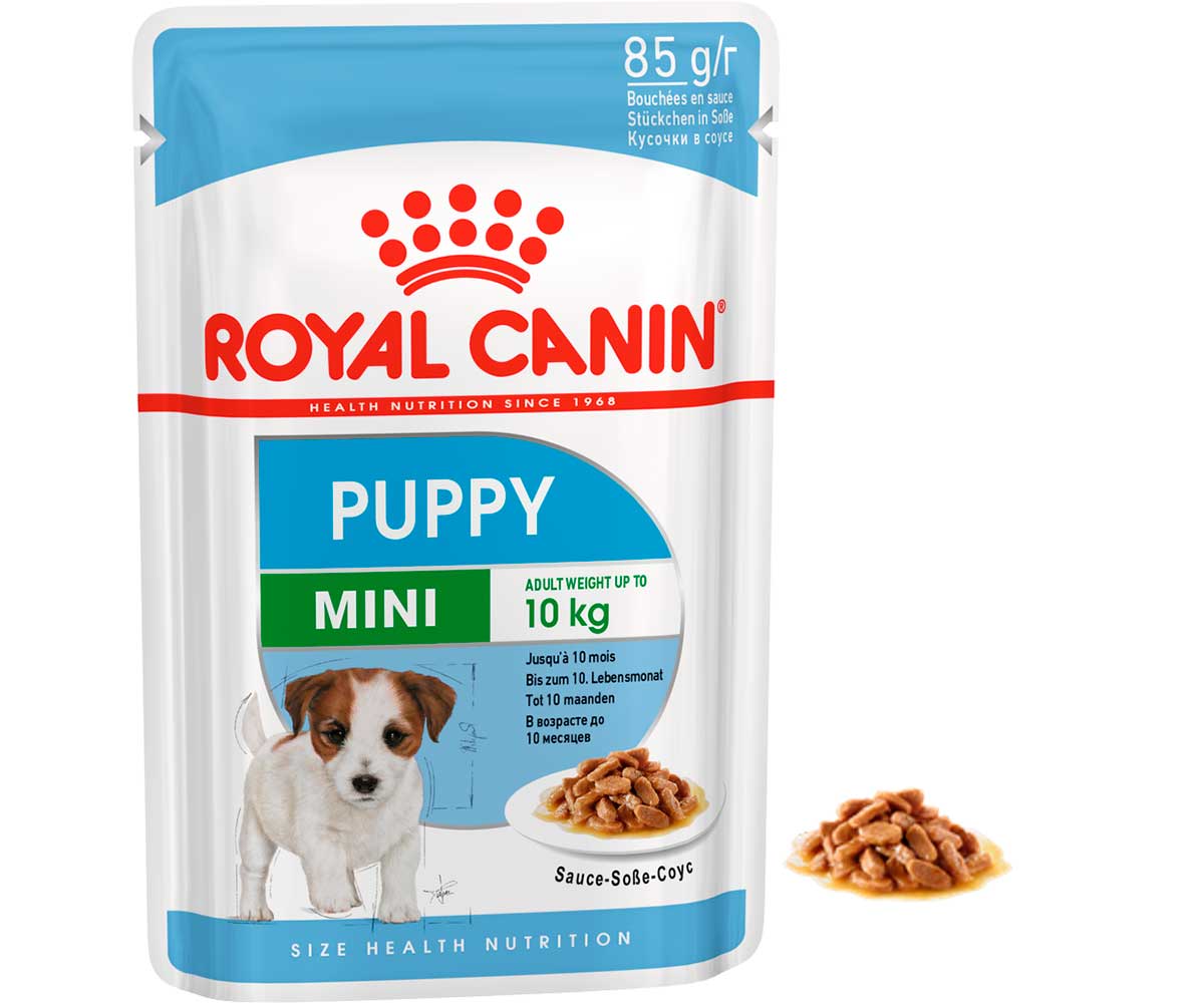 Влажный Корм Royal Canin (Роял Канин) Для Щенков Мелких Пород в Соусе Mini Puppy 85г
